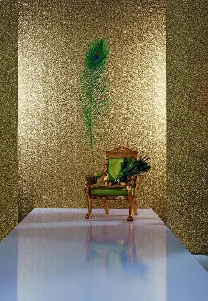 Harald Glööckler Tapeten Weiß Pfauenauge Panel 52725 4 Harald Glööckler Tapeten Weiß Pfauenauge Panel 52725 – Bild 2