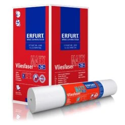 9 Rollen Erfurt Vliesfaser Maxx Flax 100 Economy 59,63m²