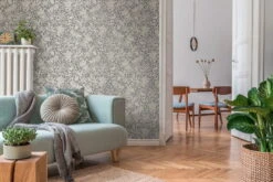 Vliestapete Blattmuster Grau Silber A.S. Creation 38831-4 -Tapetengeschäft A S Creation Vliestapete 38831 4 Blattmuster Grau Silber 63214055 2