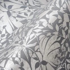 Vliestapete Blattmuster Grau Silber A.S. Creation 38831-4 -Tapetengeschäft A S Creation Vliestapete 38831 4 Blattmuster Grau Silber 63214055 3