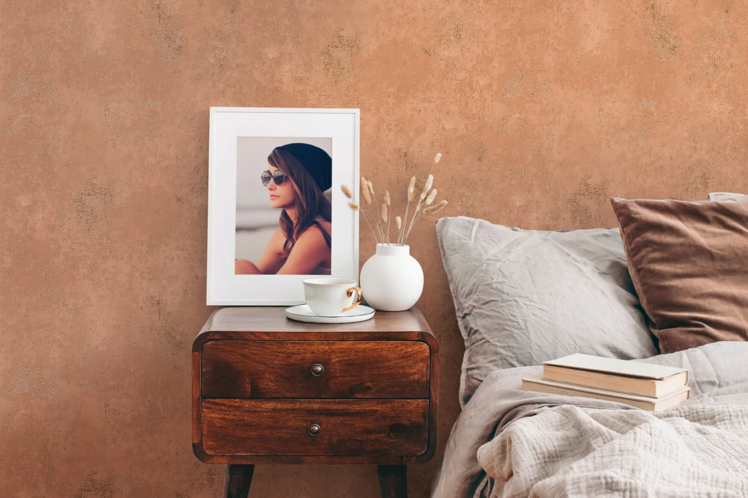 Vliestapete Einfarbig Terracotta A.S. Creation 38832-2 5 Vliestapete Einfarbig Terracotta A.S. Creation 38832-2 – Bild 3