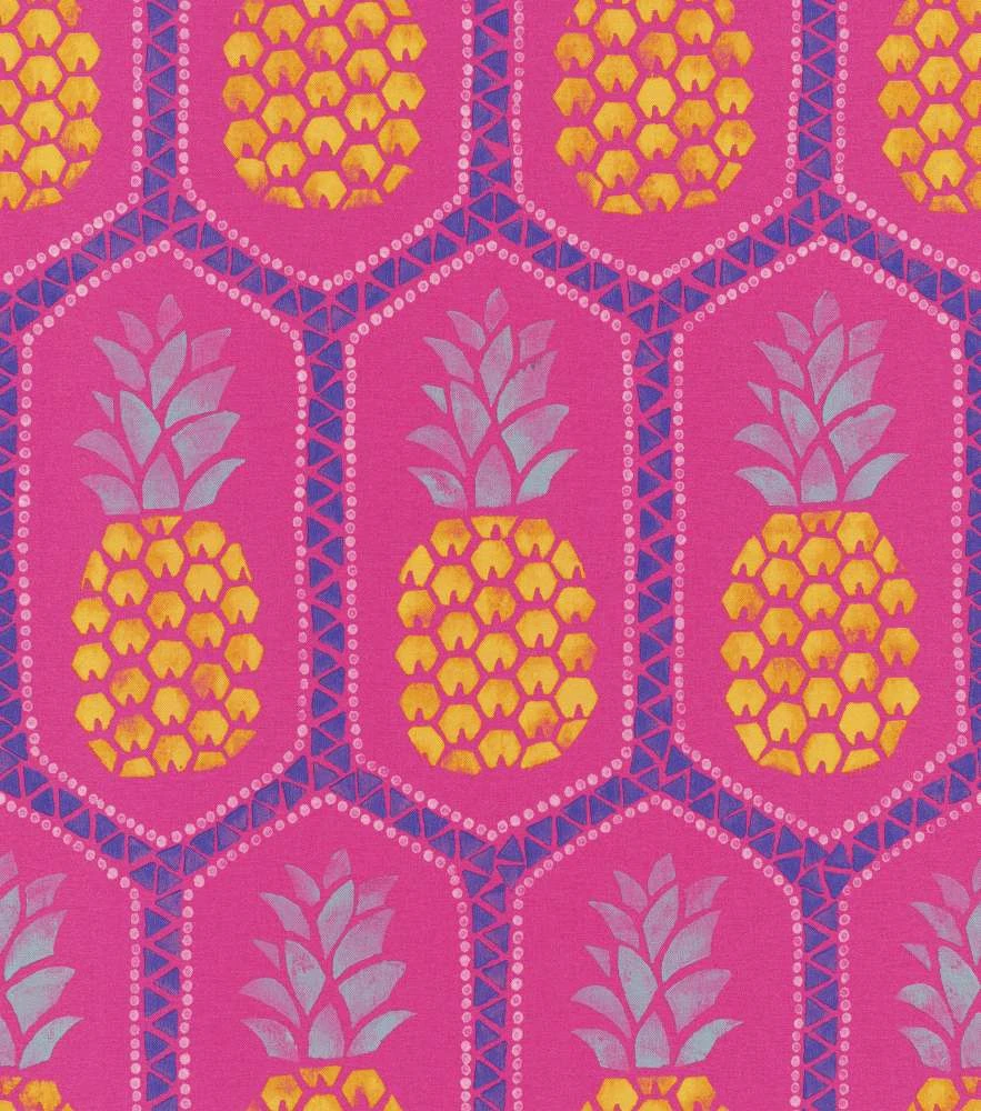 Barbara Becker Tapete Bb Ananas Pink Gelb 862126 3 Barbara Becker Tapete Bb Ananas Pink Gelb 862126