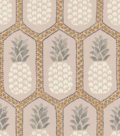 Barbara Becker Tapete Bb Ananas Rosa Gold 862119
