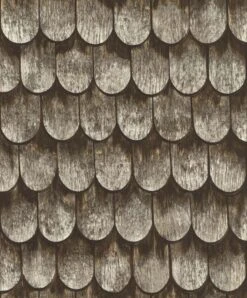 Barbara Becker Tapete Bb Holz Schindel Braun Grau 860702