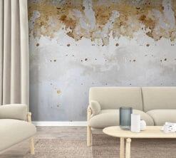 Fototapete Vlies Industrial Beton-Optik Grau Braun 47226