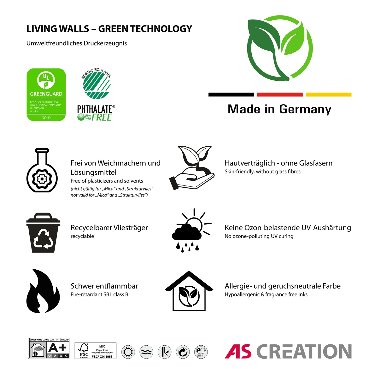 A.S. Creation Fototapeten Baum Kranich Floral Grau Grün Braun 38233-1 5 A.S. Creation Fototapeten Baum Kranich Floral Grau Grün Braun 38233-1 – Bild 3