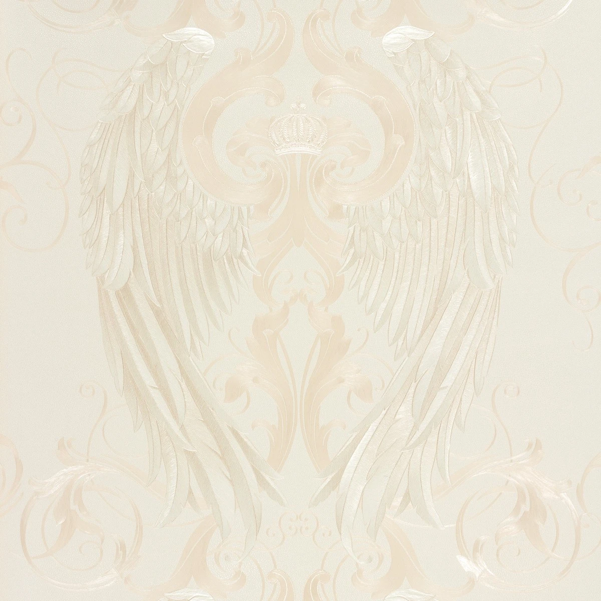 Glööckler Tapete Vlies Engelsflügel Creme Glanz 52593 3 Glööckler Tapete Vlies Engelsflügel Creme Glanz 52593