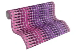 Mac Stopa Tapete Grafisch Retro Streifen Pink 32727-3 -Tapetengeschäft Mac Stopa Tapete Grafisch Retro Streifen pink 3272