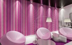 Mac Stopa Tapete Grafisch Retro Streifen Pink 32727-3 -Tapetengeschäft Mac Stopa Tapete Grafisch Retro Streifen pink 32 3