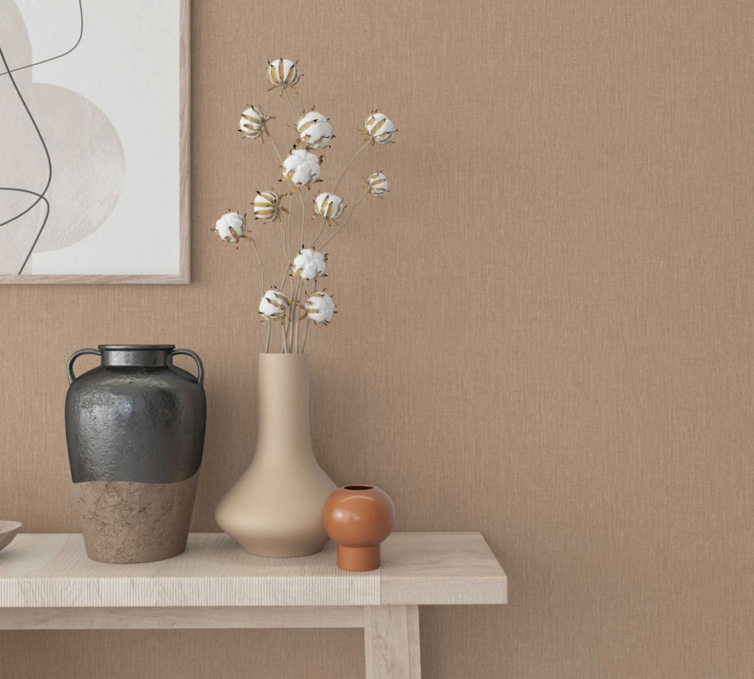 Marburg Vliestapete Uni Beige Grau 33965 Botanica 4 Marburg Vliestapete Uni Beige Grau 33965 Botanica – Bild 2