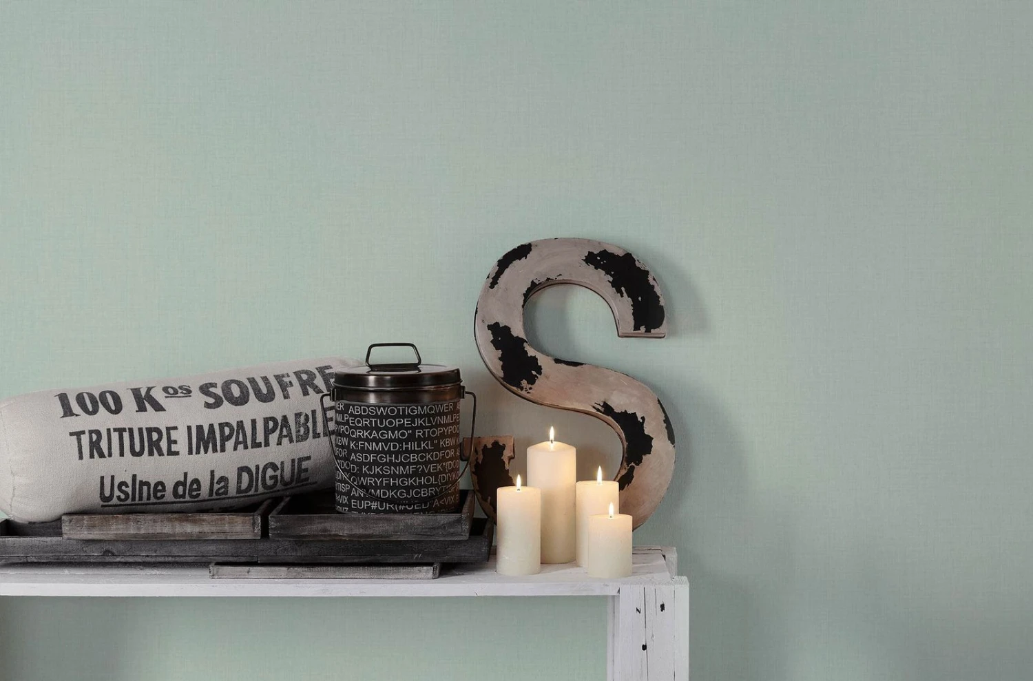 A.S. Creation Michalsky Tapete Vlies Einfarbig Textil Mint-grün 36517-2 5 A.S. Creation Michalsky Tapete Vlies Einfarbig Textil Mint-grün 36517-2 – Bild 3