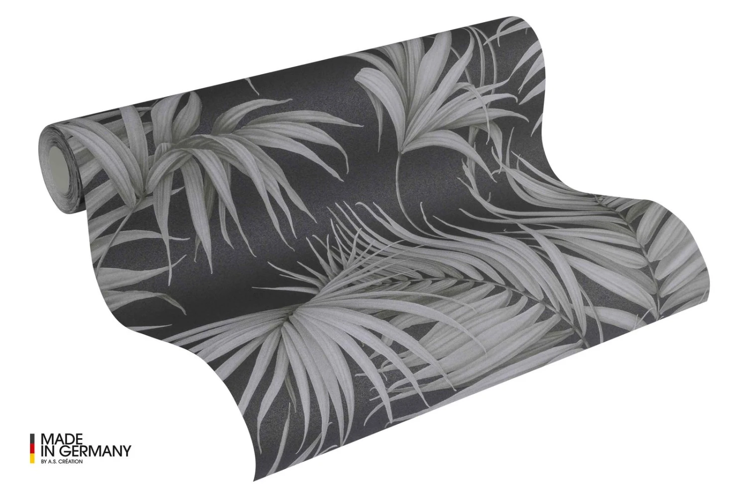 A.S. Creation Michalsky Tapete Vlies Palmblätter Schwarz Grau 36505-3 5 A.S. Creation Michalsky Tapete Vlies Palmblätter Schwarz Grau 36505-3 – Bild 3