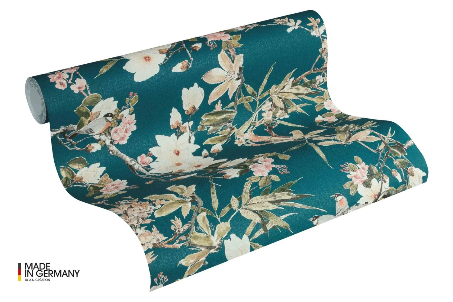 A.S. Creation Michalsky Tapete Vlies Blüten Floral Grün Rosa 36498-4 4 A.S. Creation Michalsky Tapete Vlies Blüten Floral Grün Rosa 36498-4 – Bild 2