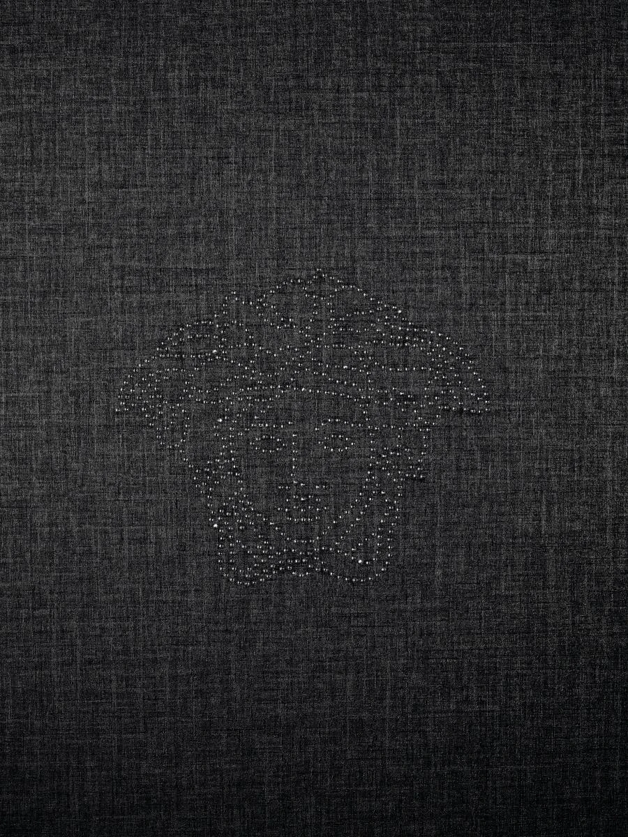 Versace Home Tapeten Panel Medusa Leinen Anthrazit 32950-4 5 Versace Home Tapeten Panel Medusa Leinen Anthrazit 32950-4 – Bild 3