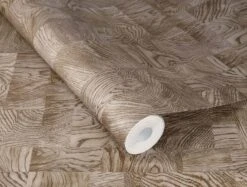 Vliestapete Rasch 751659 Holz Optik Geometrisch Braun Grau -Tapetengeschäft Rasch Vliestapete Holzoptik Mosaik Braun Grau 751659 63215932 1