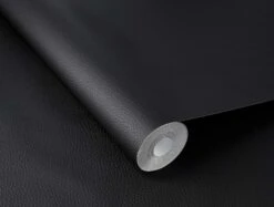 Vliestapete Rasch 752656 Leder Struktur Schwarz -Tapetengeschäft Rasch Vliestapete Uni Leder Optik Schwarz 752656 63215923 1