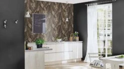 Vliestapete Rasch 752656 Leder Struktur Schwarz -Tapetengeschäft Rasch Vliestapete Uni Leder Optik Schwarz 752656 63215923 4