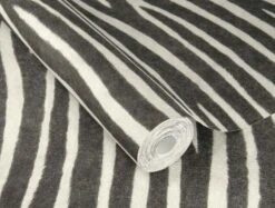 Vliestapete Rasch 751727 Felloptik Zebra Schwarz Weiß -Tapetengeschäft Rasch Vliestapete Zebra Streifen Schwarz Weiss 751727 63215943 1