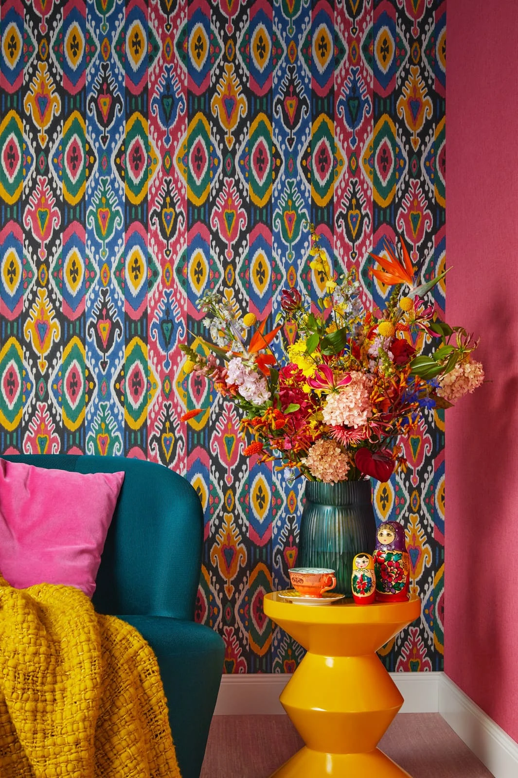 Tapete Barbara Home Collection Retro Pop Bunt 5 Tapete Barbara Home Collection Retro Pop Bunt – Bild 3