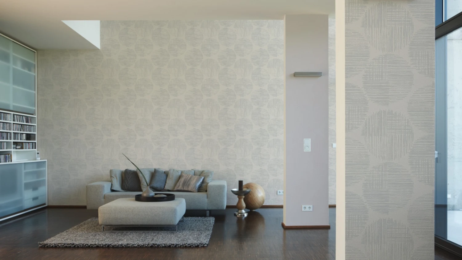 A.S. Creation Tapete Einfarbig Grau Glitzer AS Creation 3032-57 5 A.S. Creation Tapete Einfarbig Grau Glitzer AS Creation 3032-57 – Bild 3