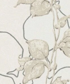 Tapete Vlies Floral Glanz-Effekt Creme Marburg 57942