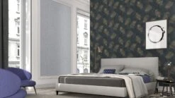 Tapete Guido Maria Kretschmer Farne Schwarz Gold 02579-40