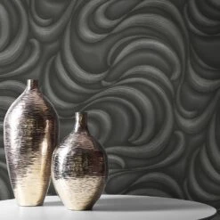 Tapete Guido Maria Kretschmer Wellen Schwarz 10220-15