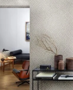 Papis Loveday Tapete 86730 Schraffur Beige Platin -Tapetengeschäft Tapete Papis Loveday Beige Platin Struktur 86730 63213085 2