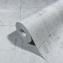 Papis Loveday Tapete 86735 Struktur Grau Silber