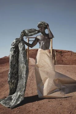 Papis Loveday Tapete 86729 Schraffur Orange Platin -Tapetengeschäft Tapete Papis Loveday Orange Platin Struktur 86729 63213084 5