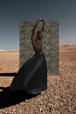 Papis Loveday Tapete 86716 Palmblätter Schwarz Gold -Tapetengeschäft Tapete Papis Loveday Schwarz Gold Blattmuster 86716 63213071 8