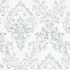 Tapete Textil Barock Weiß Silber Architects Paper 30659-1 -Tapetengeschäft Tapete Textil Blumen weiss silber Architects Paper