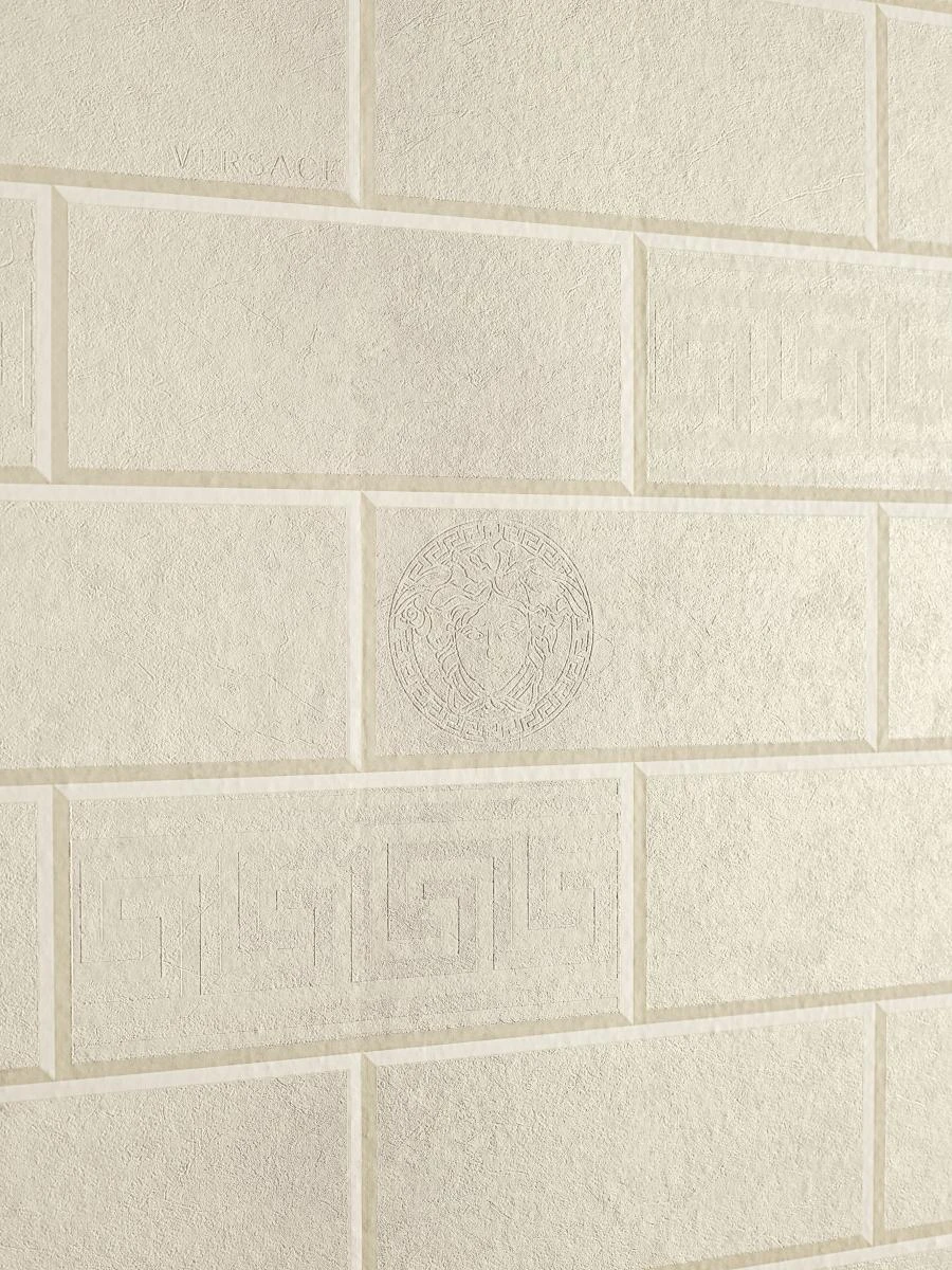 Versace Home Tapete 3D Fliesen Beige-creme 34322-5 6 Versace Home Tapete 3D Fliesen Beige-creme 34322-5 – Bild 4