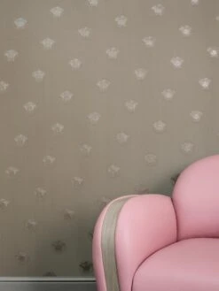 Versace Home Tapete Medusa Kopf Silber-grau Glanz 34862-3 -Tapetengeschäft Tapete Versace Home Medusa silbergrau Metallic 3 1