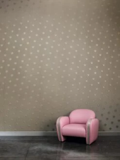 Versace Home Tapete Medusa Kopf Silber-grau Glanz 34862-3 -Tapetengeschäft Tapete Versace Home Medusa silbergrau Metallic 3 2