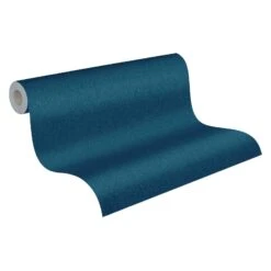 A.S. Creation Tapete Vlies 37521-6 Einfarbig Blau