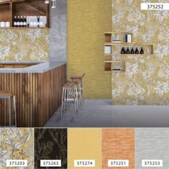 A.S. Creation Tapete Vlies 37525-2 Gestreift Gelb Grau -Tapetengeschäft Tapete Vlies 37525 2 Streifen gelb grau 63206041 2