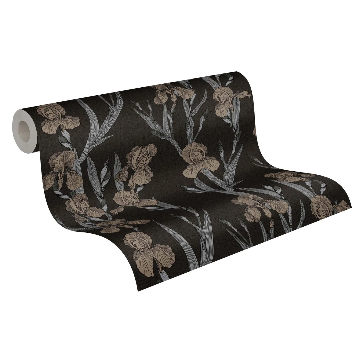 A.S. Creation Tapete Vlies 37526-1 Floral Schwarz Grau Braun 3 A.S. Creation Tapete Vlies 37526-1 Floral Schwarz Grau Braun