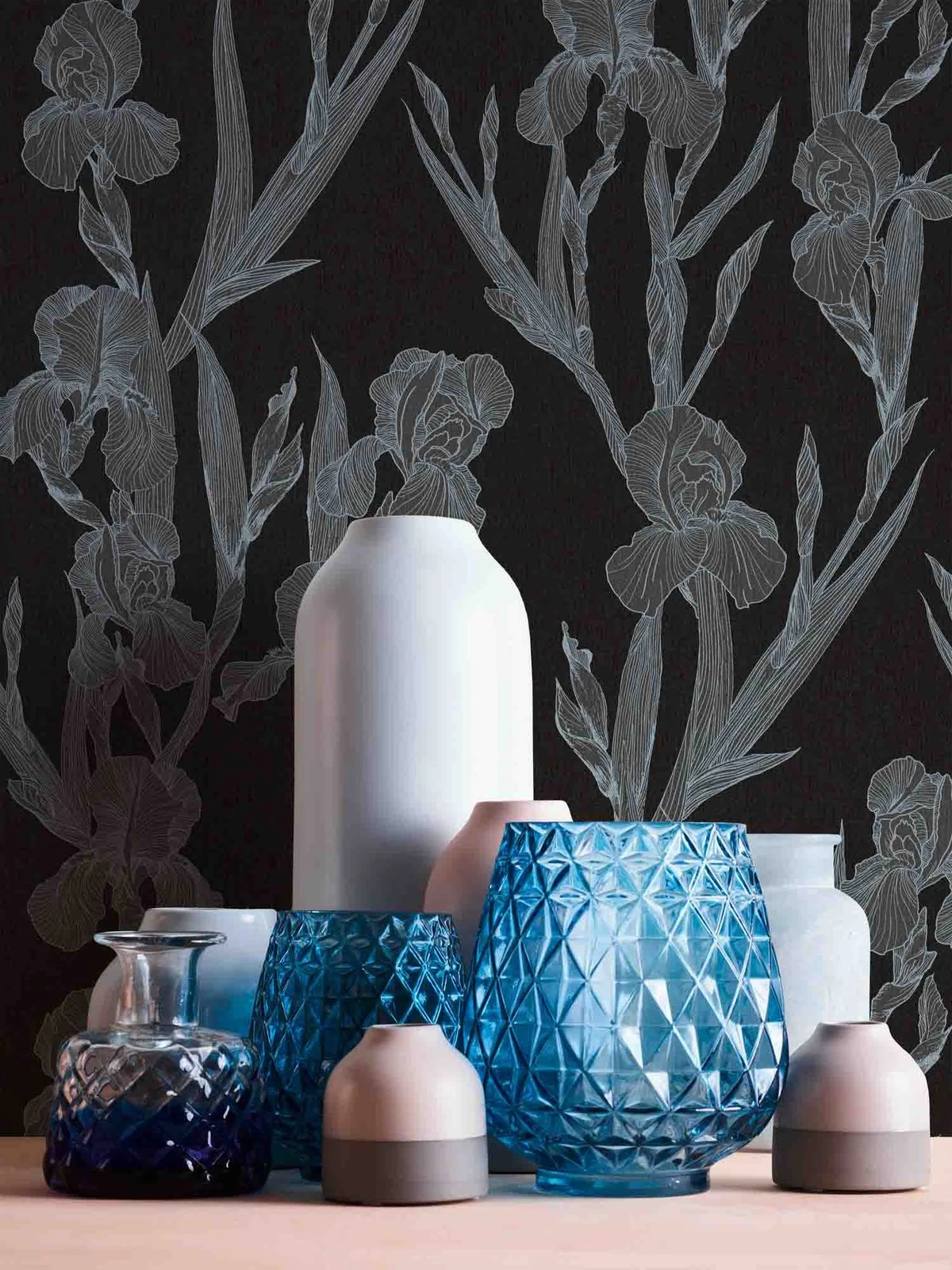 A.S. Creation Tapete Vlies 37526-2 Floral Schwarz Grau 6 A.S. Creation Tapete Vlies 37526-2 Floral Schwarz Grau – Bild 4