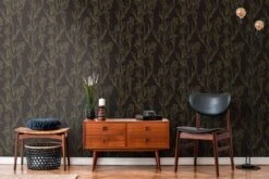 A.S. Creation Tapete Vlies 37526-3 Floral Schwarz Gelb -Tapetengeschäft Tapete Vlies 37526 3 Floral schwarz gelb 63206047 3