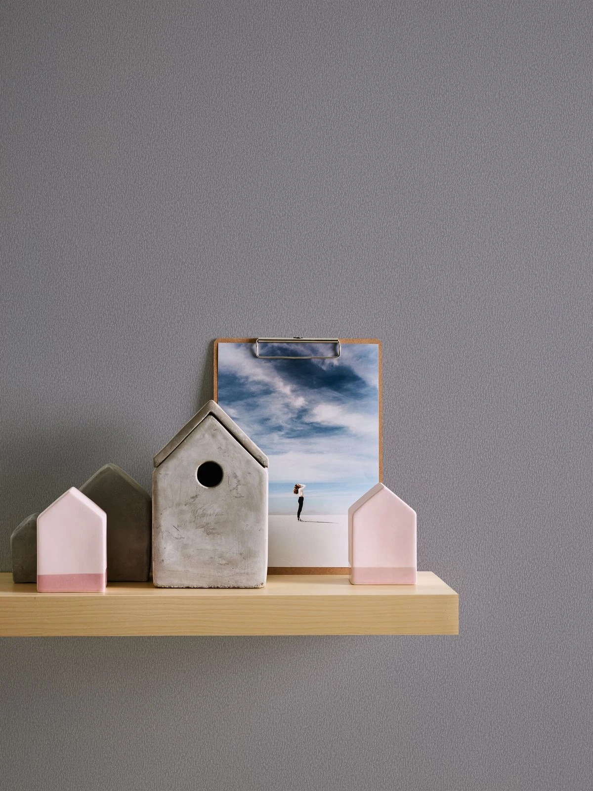 A.S. Creation Tapete Vlies 37527-6 Meliert Einfarbig Dunkelgrau 6 A.S. Creation Tapete Vlies 37527-6 Meliert Einfarbig Dunkelgrau – Bild 4