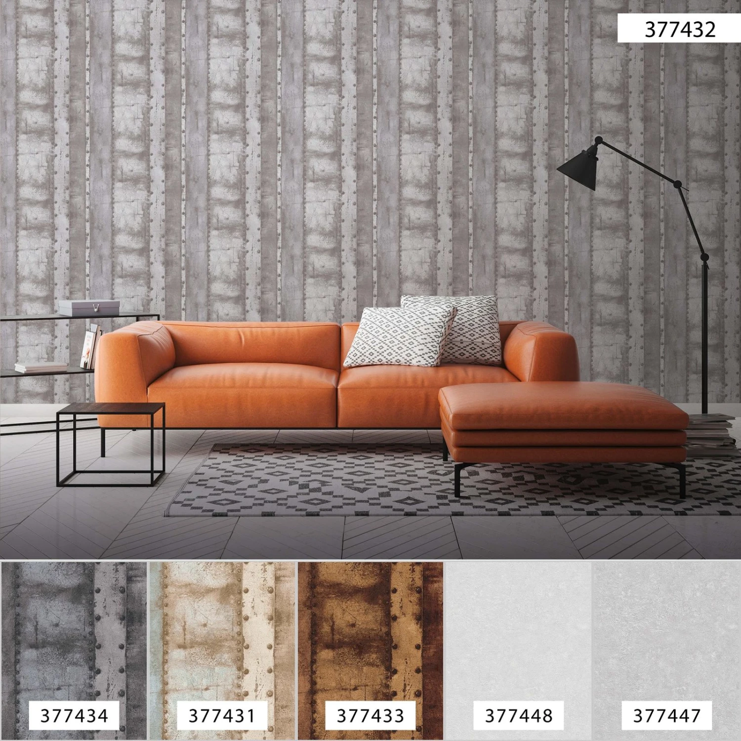 A.S. Creation Tapete Vlies 37743-2 Industrie Optik Eisen Grau 9 A.S. Creation Tapete Vlies 37743-2 Industrie Optik Eisen Grau – Bild 7