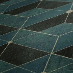 Tapete Vlies 3D-Effekt Grafisch Grün Schwarz Gold 38202-3 -Tapetengeschäft Tapete Vlies 3D Effekt Grafisch gruen schwarz gold 38202 3 63209734 3