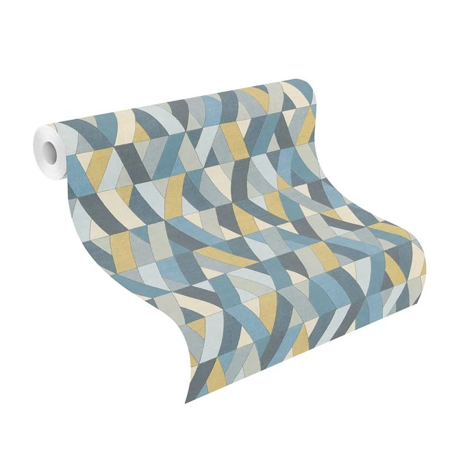 Barbara Home Vliestapete Grafik Türkis Gelb Grau 536744 3 Barbara Home Vliestapete Grafik Türkis Gelb Grau 536744