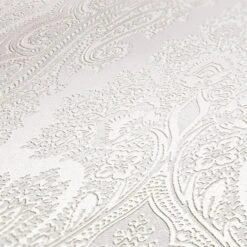 A.S. Creation Tapete Vlies Barock-Design Grau Silber 38708-4 -Tapetengeschäft Tapete Vlies Barock Design grau silber 38708 4 63211233 2