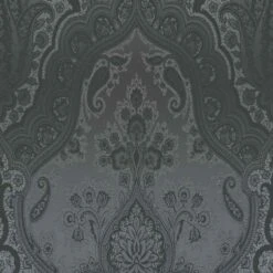 A.S. Creation Tapete Vlies Barock-Design Schwarz Silber 38708-5 -Tapetengeschäft Tapete Vlies Barock Design schwarz silber 38708 5 63211234