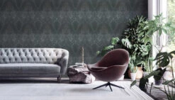 A.S. Creation Tapete Vlies Barock-Design Schwarz Silber 38708-5 -Tapetengeschäft Tapete Vlies Barock Design schwarz silber 38708 5 63211234 1