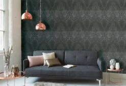 A.S. Creation Tapete Vlies Barock-Design Schwarz Silber 38708-5 -Tapetengeschäft Tapete Vlies Barock Design schwarz silber 38708 5 63211234 3
