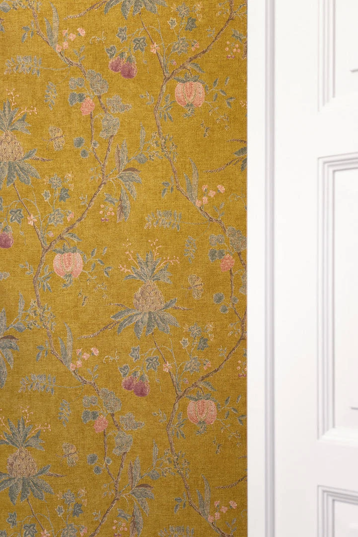 Tapete Vlies Baum Barock Gelb Grün 36719-4 4 Tapete Vlies Baum Barock Gelb Grün 36719-4 – Bild 2