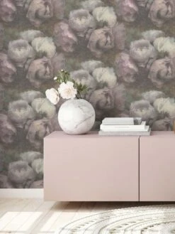 Tapete Vlies Blumen Grün Grau Flieder Weiß 37392-1 -Tapetengeschäft Tapete Vlies Blumen gruen grau flieder weiss 37392 1 63202476 2